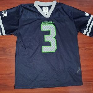 NFL Seattle Seahawks youth sz L #3 Wilson jersey shirt